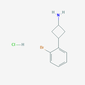 3-(2-Bromophenyl)cyclobutan-1-amine hydrochloride