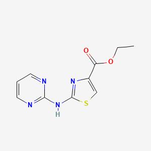 Ethyl 2-(pyrimidin-2-ylamino)thiazole-4-carboxylate