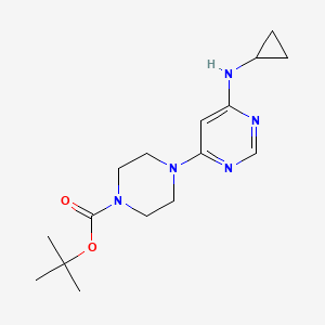 tert-Butyl 4-(6-(cyclopropylamino)pyrimidin-4-yl)piperazine-1-carboxylate