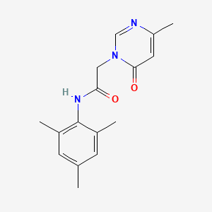N-mesityl-2-(4-methyl-6-oxopyrimidin-1(6H)-yl)acetamide