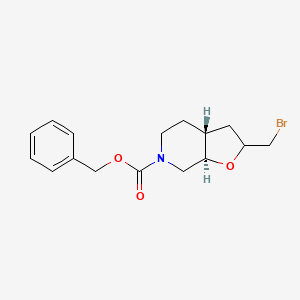 Trans-Benzyl 2-(Bromomethyl)Hexahydrofuro[2,3-C]Pyridine-6(2H)-Carboxylate