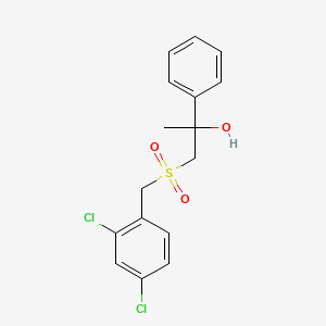1-[(2,4-Dichlorobenzyl)sulfonyl]-2-phenyl-2-propanol