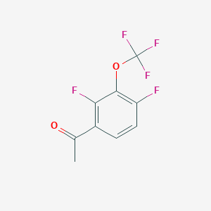 molecular formula C9H5F5O2 B2365345 1-[2,4-Difluoro-3-(trifluoromethoxy)phenyl]ethanone CAS No. 2149591-28-4