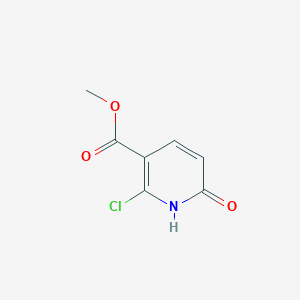 molecular formula C7H6ClNO3 B2365352 Methyl 2-chloro-6-hydroxynicotinate CAS No. 1805670-73-8