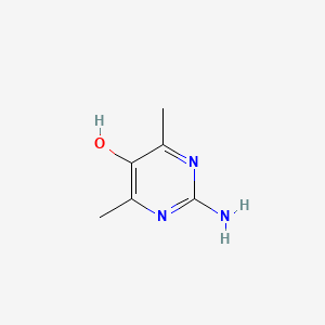 molecular formula C6H9N3O B2365353 2-Amino-4,6-dimethylpyrimidin-5-OL CAS No. 685897-68-1
