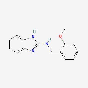 N-[(2-methoxyphenyl)methyl]-1H-benzimidazol-2-amine