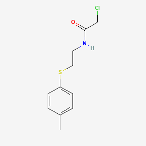 2-chloro-N-{2-[(4-methylphenyl)sulfanyl]ethyl}acetamide