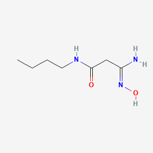 N-butyl-2-(N'-hydroxycarbamimidoyl)acetamide