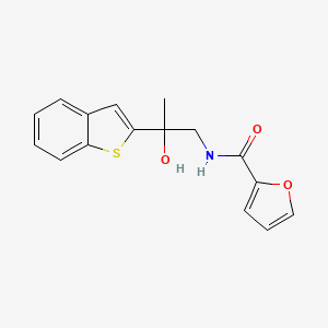N-(2-(benzo[b]thiophen-2-yl)-2-hydroxypropyl)furan-2-carboxamide