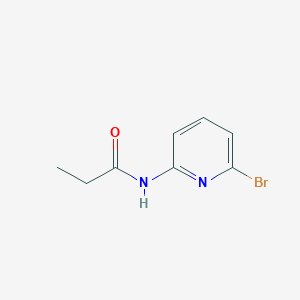 molecular formula C8H9BrN2O B2365376 Propanamide,n-(6-bromo-2-pyridinyl)- CAS No. 882175-76-0