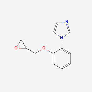 1-[2-(Oxiran-2-ylmethoxy)phenyl]imidazole