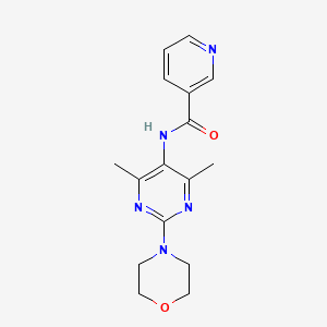 N-(4,6-dimethyl-2-morpholinopyrimidin-5-yl)nicotinamide