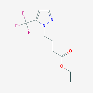 ethyl 4-[5-(trifluoromethyl)-1H-pyrazol-1-yl]butanoate