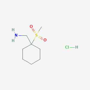 (1-Methanesulfonylcyclohexyl)methanamine hydrochloride