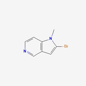 molecular formula C8H7BrN2 B2365425 2-Bromo-1-methylpyrrolo[3,2-c]pyridine CAS No. 1368161-73-2