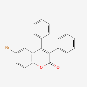 molecular formula C21H13BrO2 B2365445 6-Bromo-3,4-diphenylcoumarin CAS No. 263364-90-5