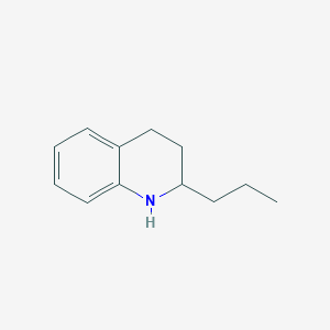 molecular formula C12H17N B2365470 2-Propyl-1,2,3,4-tetrahydroquinoline CAS No. 76916-51-3