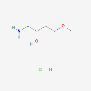 B2365500 1-Amino-4-methoxybutan-2-ol;hydrochloride CAS No. 2490418-58-9