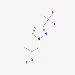 1-[3-(Trifluoromethyl)pyrazol-1-yl]propan-2-ol