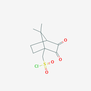 molecular formula C10H13ClO4S B023656 Camphorquinone-10-sulfonyl Chloride CAS No. 82594-19-2