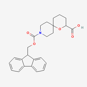 9-(9H-Fluoren-9-ylmethoxycarbonyl)-1-oxa-9-azaspiro[5.5]undecane-2-carboxylic acid