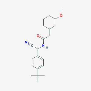 N-[(4-Tert-butylphenyl)-cyanomethyl]-2-(3-methoxycyclohexyl)acetamide