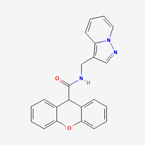 N-(pyrazolo[1,5-a]pyridin-3-ylmethyl)-9H-xanthene-9-carboxamide