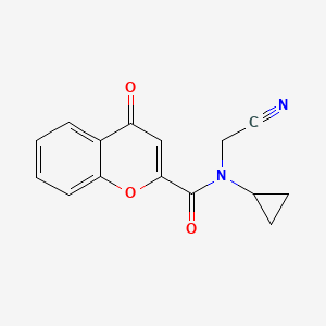 N-(cyanomethyl)-N-cyclopropyl-4-oxo-4H-chromene-2-carboxamide