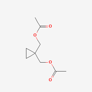 {1-[(Acetyloxy)methyl]cyclopropyl}methyl acetate
