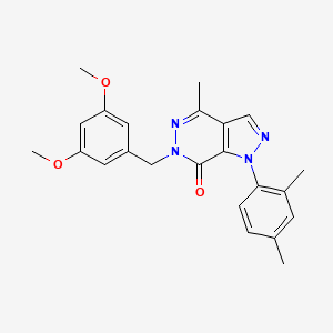 6-(3,5-dimethoxybenzyl)-1-(2,4-dimethylphenyl)-4-methyl-1H-pyrazolo[3,4-d]pyridazin-7(6H)-one