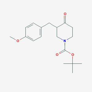 Tert-butyl 3-[(4-methoxyphenyl)methyl]-4-oxopiperidine-1-carboxylate