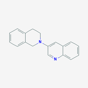 3-(3,4-Dihydro-1H-isoquinolin-2-yl)quinoline