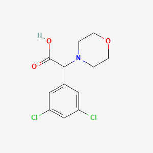 2-(3,5-Dichlorophenyl)-2-(morpholin-4-yl)acetic acid