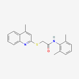 N-(2,6-dimethylphenyl)-2-(4-methylquinolin-2-yl)sulfanylacetamide