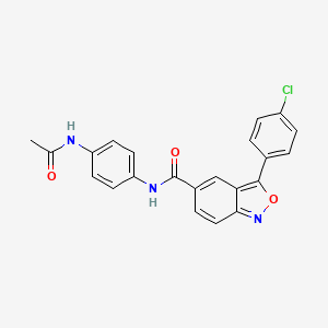 N-(4-{[3-(4-chlorophenyl)benzo[c]isoxazol-5-yl]carbonylamino}phenyl)acetamide