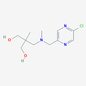 2-({[(5-Chloropyrazin-2-yl)methyl](methyl)amino}methyl)-2-methylpropane-1,3-diol