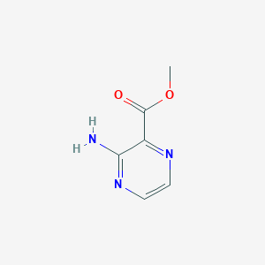 molecular formula C6H7N3O2 B023657 Methyl 3-aminopyrazine-2-carboxylate CAS No. 16298-03-6