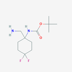Tert-butyl N-[1-(aminomethyl)-4,4-difluorocyclohexyl]carbamate