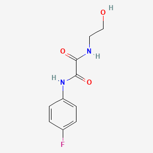 N'-(4-fluorophenyl)-N-(2-hydroxyethyl)oxamide