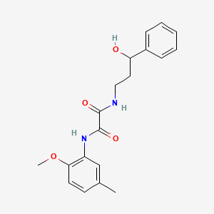 N1-(3-hydroxy-3-phenylpropyl)-N2-(2-methoxy-5-methylphenyl)oxalamide