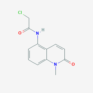2-Chloro-N-(1-methyl-2-oxoquinolin-5-yl)acetamide