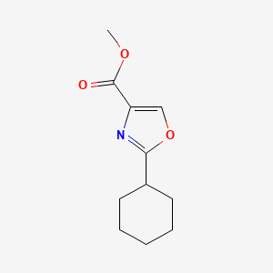 2-Cyclohexyl-oxazole-4-carboxylic acid methyl ester