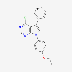 4-chloro-7-(4-ethoxyphenyl)-5-phenyl-7H-pyrrolo[2,3-d]pyrimidine
