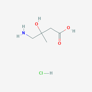 4-Amino-3-hydroxy-3-methylbutanoic acid hydrochloride