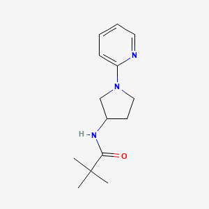N-(1-(pyridin-2-yl)pyrrolidin-3-yl)pivalamide