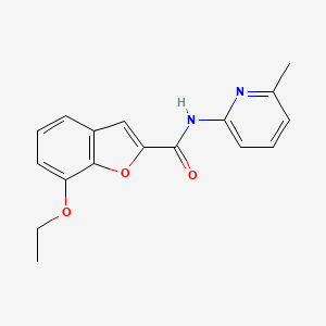 7-ethoxy-N-(6-methylpyridin-2-yl)benzofuran-2-carboxamide