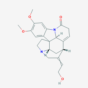 molecular formula C23H26N2O4 B236591 Isobrucine CAS No. 129724-78-3