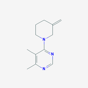 4,5-Dimethyl-6-(3-methylidenepiperidin-1-yl)pyrimidine