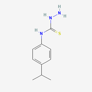 molecular formula C10H15N3S B2365956 3-Amino-1-[4-(propan-2-yl)phenyl]thiourea CAS No. 78862-76-7