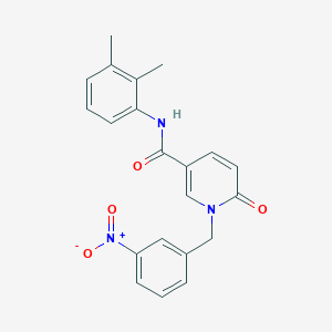 molecular formula C21H19N3O4 B2366030 N-(2,3-dimethylphenyl)-1-(3-nitrobenzyl)-6-oxo-1,6-dihydropyridine-3-carboxamide CAS No. 899741-55-0
